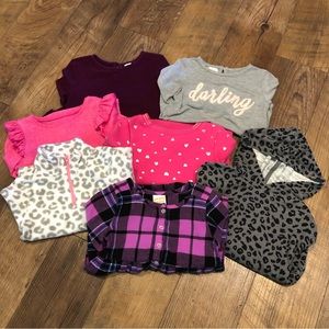 Toddler Girl 3T Bundle Butter Soft Long Sleeves